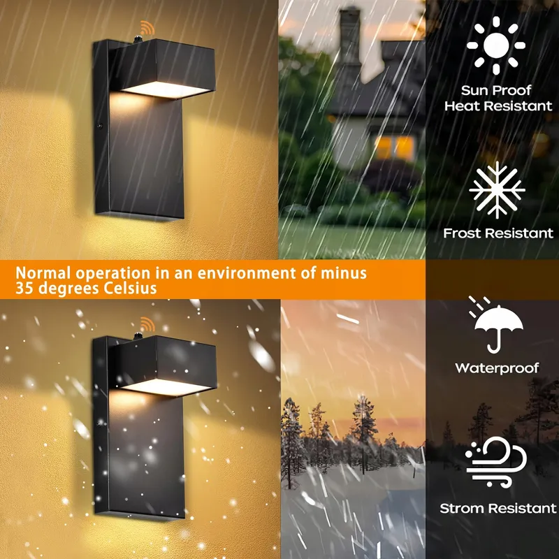 ALIGHTING LED Buitenlamp Schemersensor Warmwit 12W IP44 — foto 5