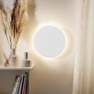 BRAYTRON LED Buitenwandlamp Wit Rond Balkon Terras 12W IP65 — miniatuur 1