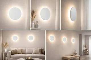 BRAYTRON LED Buitenwandlamp Wit Rond Balkon Terras 12W IP65 — miniatuur 3
