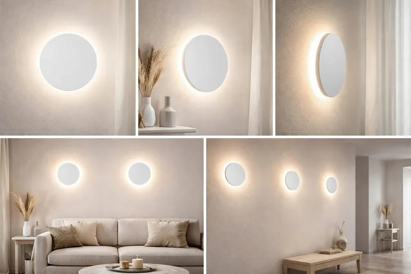 BRAYTRON LED Buitenwandlamp Wit Rond Balkon Terras 12W IP65 — foto 3
