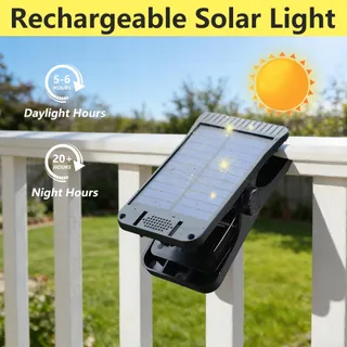 DHQKQG Solarlamp Bewegingssensor Waterdicht Terras 2 Stuks IP65 — miniatuur 2