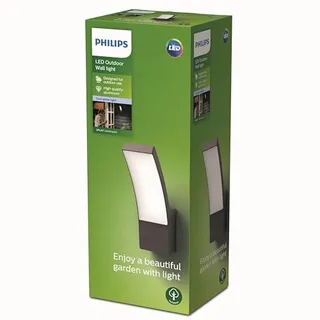 PHILIPS Splay LED Buitenlamp Antraciet 12W IP44 4000K — miniatuur 1
