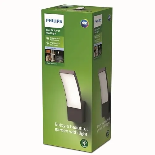 PHILIPS Splay LED Buitenlamp Antraciet 12W IP44 4000K — foto 1