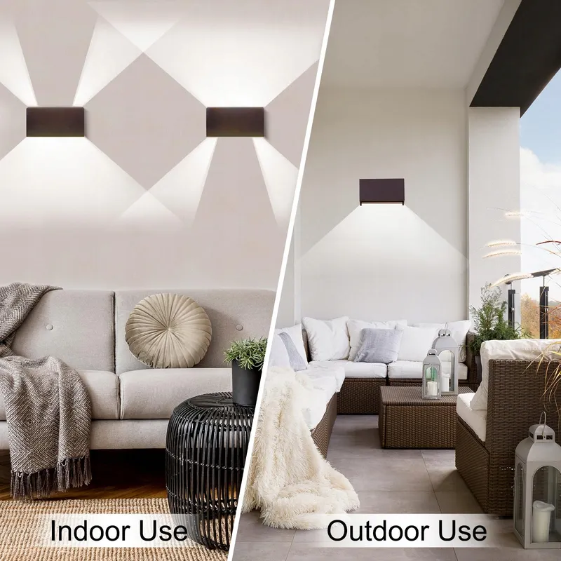 CELAVY LED Wandlamp Binnen Buiten Up-Down Balkon 6000K IP65 — foto 5