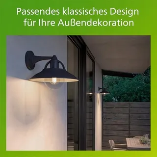PHILIPS MyGarden Cormorant LED Buitenwandlamp Zwart 42W — miniatuur 8