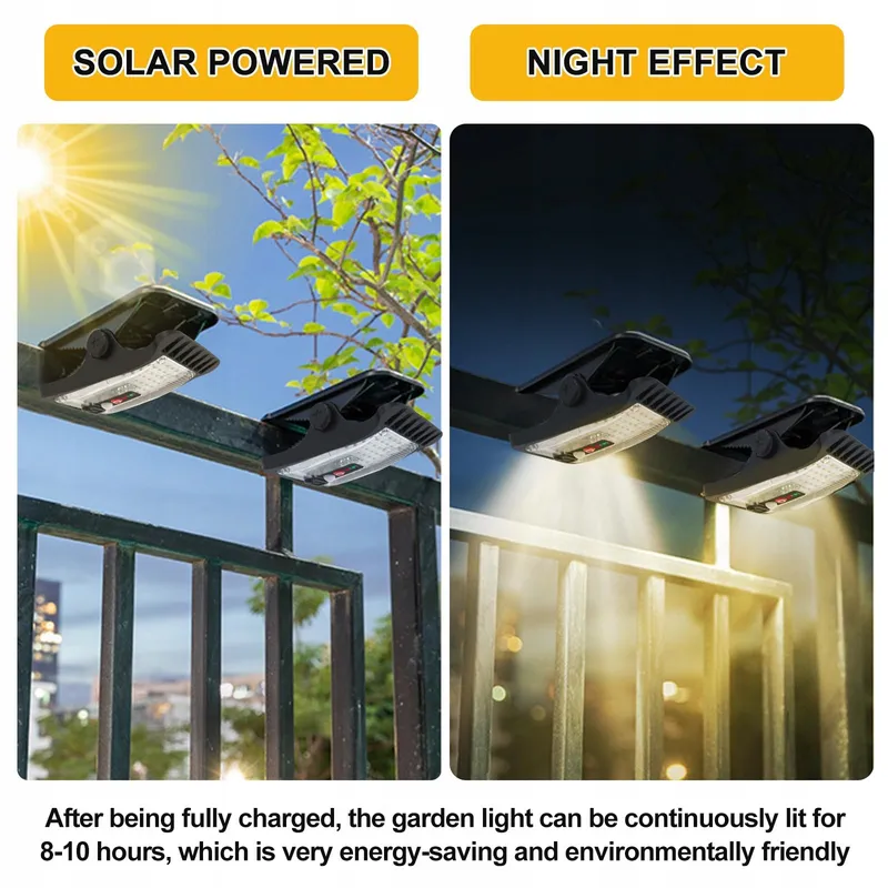 PORFOYO Solar LED Lampen Bewegingssensor Afstandsbediening Tuin 2 Stuks — foto 4