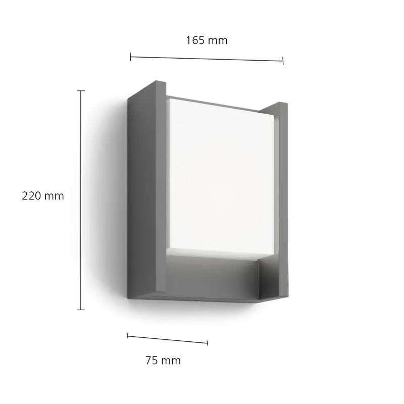 PHILIPS Outdoor LED Lamp Warm Wit Fel E27 8W 806lm — foto 3