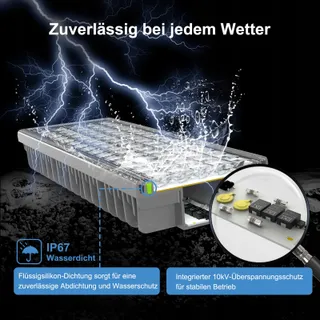POWFUL LED Schijnwerper Super Fel Waterdicht Buiten Sterk 100W IP67 — miniatuur 5
