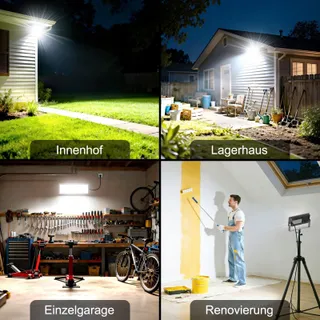 POWFUL LED Schijnwerper Super Fel Waterdicht Buiten Sterk 100W IP67 — miniatuur 7