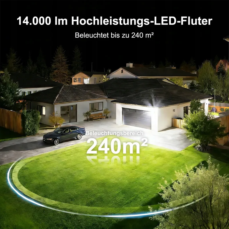 POWFUL LED Schijnwerper Super Fel Waterdicht Buiten Sterk 100W IP67 — foto 3