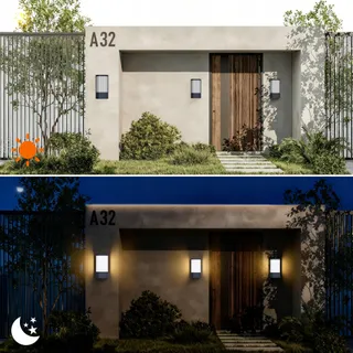 AIPSUN LED Wandlamp Modern Binnen Buiten Warmwit IP65 — miniatuur 5