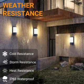 AIPSUN LED Wandlamp Modern Binnen Buiten Warmwit IP65 — miniatuur 6