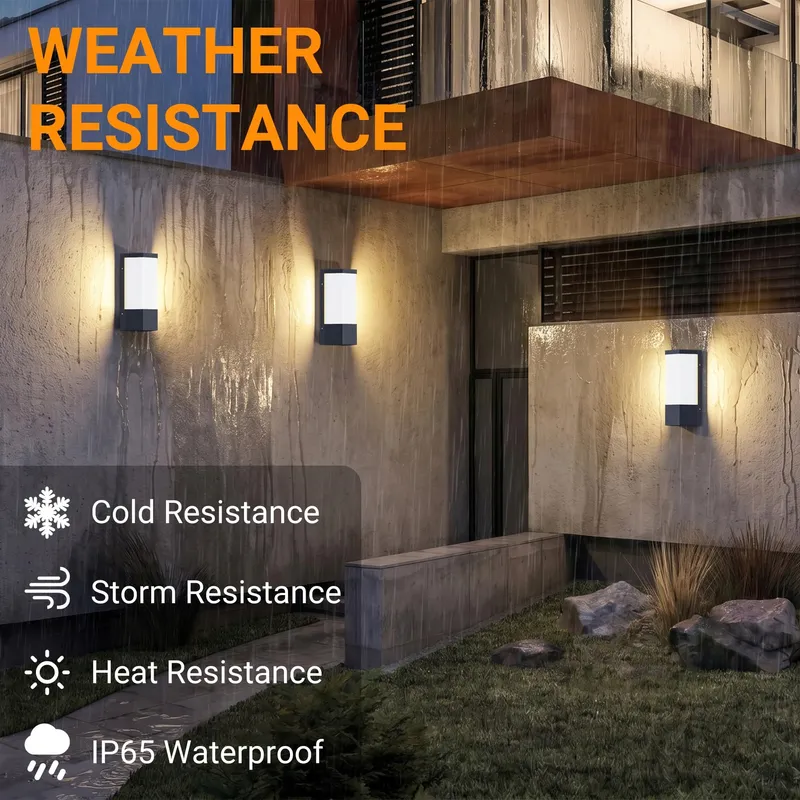 AIPSUN LED Wandlamp Modern Binnen Buiten Warmwit IP65 — foto 6