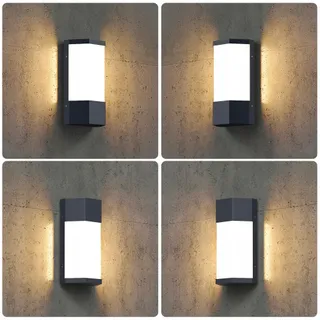 AIPSUN LED Wandlamp Modern Binnen Buiten Warmwit IP65 — miniatuur 4