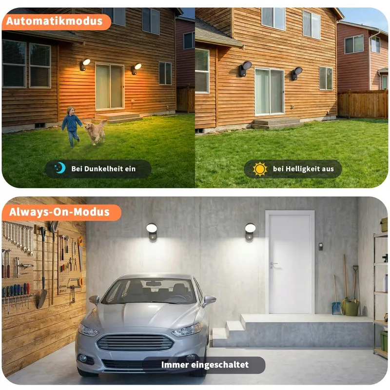 NIORSUN LED Lamp Bewegingsmelder Dimbaar Accu IP65 — foto 4
