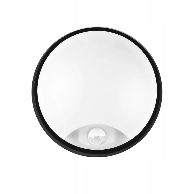 MEGACUBE LED Buitenlamp Rond Bewegingssensor Zwart 18W IP65 — foto 1