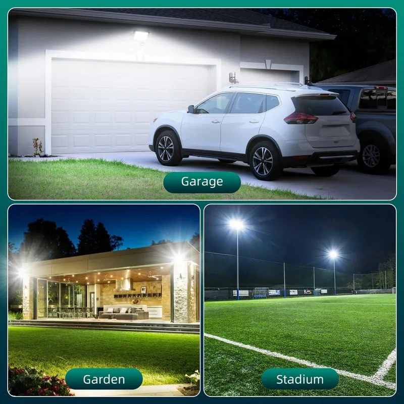 VIUGREUM LED Schijnwerper Bewegingsmelder Afstandsbediening 100W IP67 — foto 7