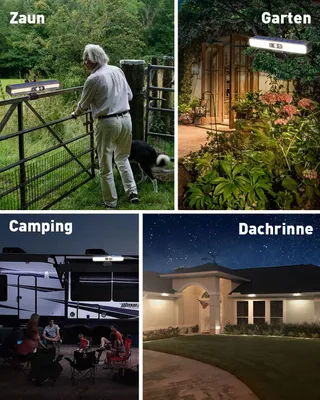 ICEKO Solarlampen Tuin Met Bewegingsmelder Zonder Boren 36 LED IP55 — miniatuur 6