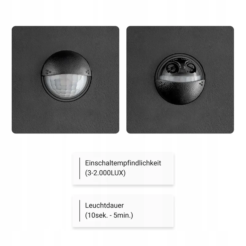 SEBSON LED Buitenlamp Met Bewegingsmelder 2 Stuks 15W 1000lm IP65 — foto 3