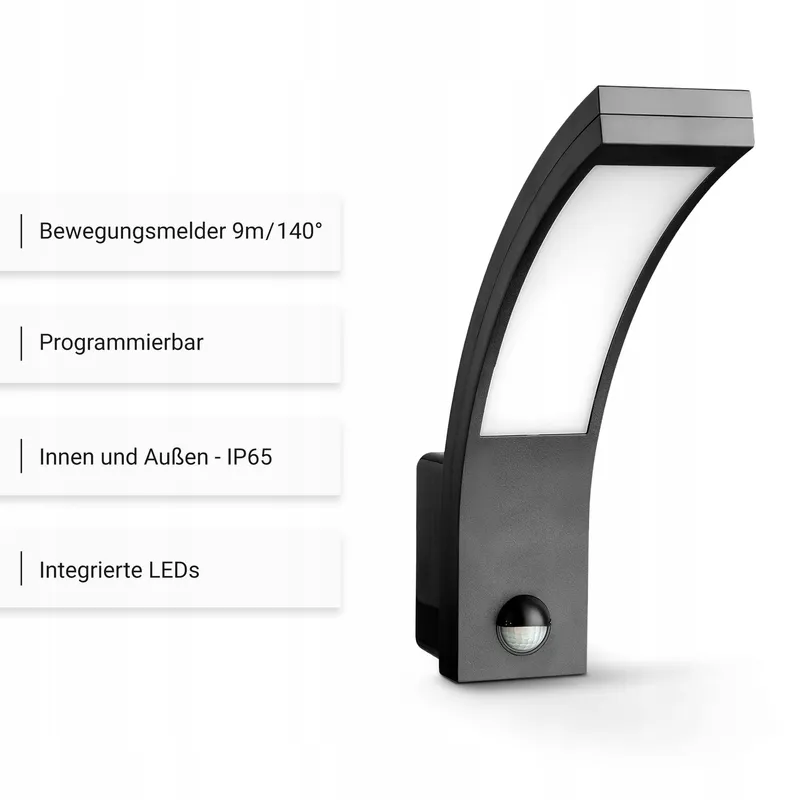 SEBSON LED Buitenlamp Met Bewegingsmelder 2 Stuks 15W 1000lm IP65 — foto 2