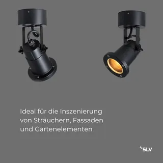 NAUTILUS 25 Buitenlamp Wand Plafond Verstelbaar Zwart GU10 IP54 — miniatuur 6