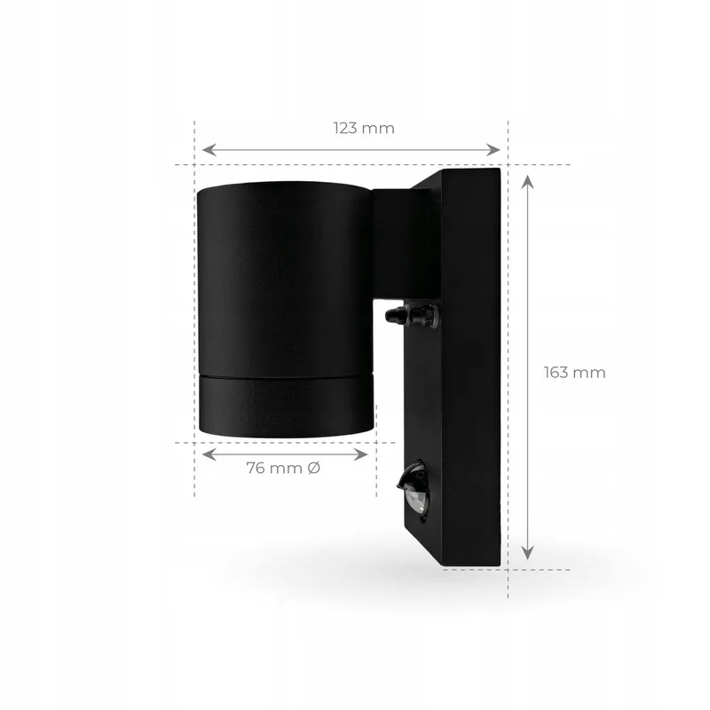 LEDVION Colorado LED Buitenwandlamp Bewegingsmelder IP54 — foto 3
