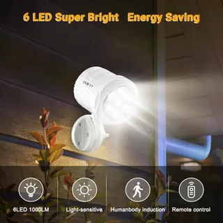 ASOFTY LED Lamp Bewegingsmelder Batterij Afstandsbediening IP65 — miniatuur 2