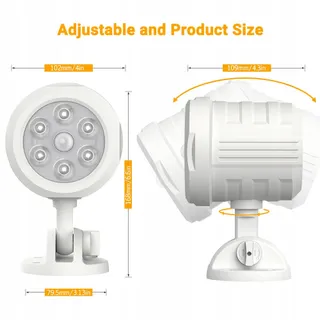 ASOFTY LED Lamp Bewegingsmelder Batterij Afstandsbediening IP65 — miniatuur 4