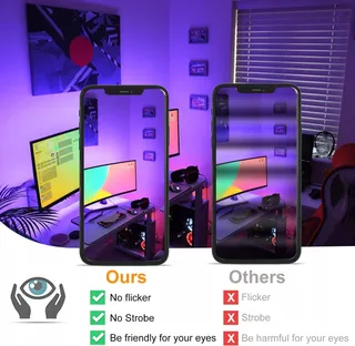 CHANGM LED RGB Schijnwerper Bluetooth Waterdicht 2 Stuks 30W IP66 — miniatuur 4