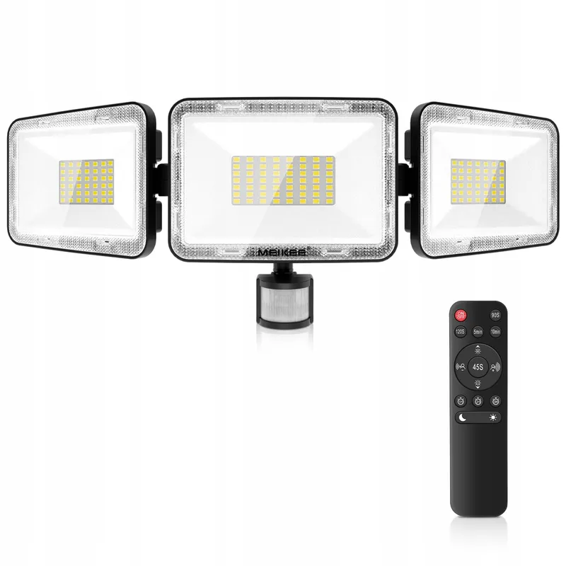 MEIKEE LED Schijnwerper Bewegingsmelder Afstandsbediening Tuin 70W IP66 — foto 1