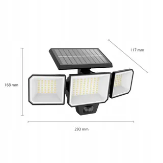 PHILIPS Nysil LED Solarlamp Bewegingssensor Buiten Zwart IP44 — miniatuur 3
