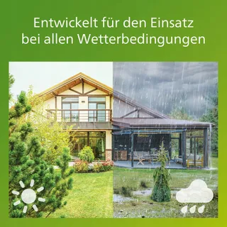 PHILIPS Nysil LED Solarlamp Bewegingssensor Buiten Zwart IP44 — miniatuur 4