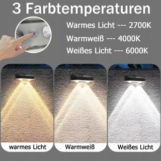 HQYNSS Solarlampen Tuin Waterdicht 3 Standen 4 Stuks IP65 — miniatuur 4