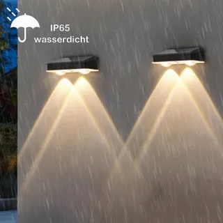 HQYNSS Solarlampen Tuin Waterdicht 3 Standen 4 Stuks IP65 — miniatuur 2