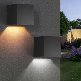 OURLEEME Solar LED Buitenlamp Waterdicht Tuin Garage IP65 — miniatuur 1