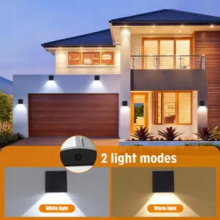OURLEEME Solar LED Buitenlamp Waterdicht Tuin Garage IP65 — miniatuur 5