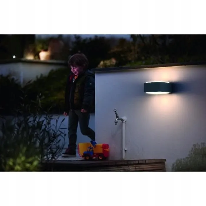 PHILIPS MyGarden Hedgehog Buitenwandlamp Terras Antraciet 42W — foto 4