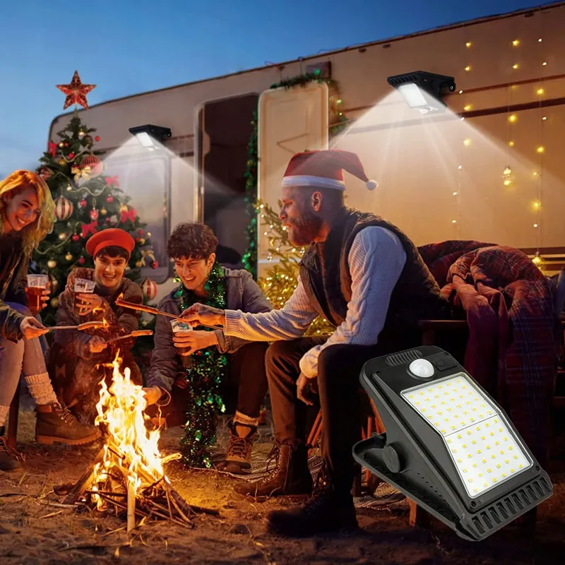 SUNBOIA Solarlampen Buiten Met Bewegingsmelder Waterdicht 72 LED IP65 — foto 7