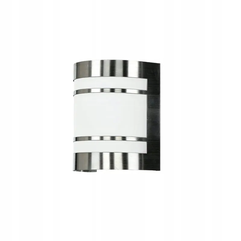 LICHTERLEBNISSE OSLO Buitenlamp RVS Zilver E27 IP44 — foto 5
