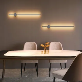KLIGHTEN LED Wandlamp Binnen Donkergrijs Modern 81cm 24W IP65 — miniatuur 7