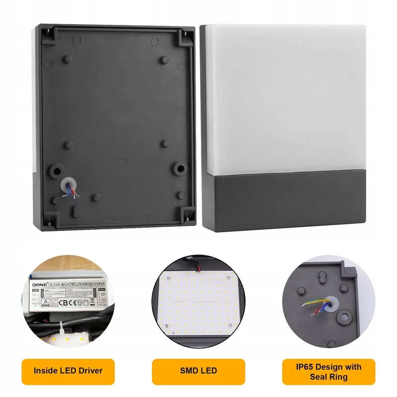 KLIGHTEN LED Buitenwandlamp Waterdicht Tuin 2 Stuks 24W IP65 — foto 5