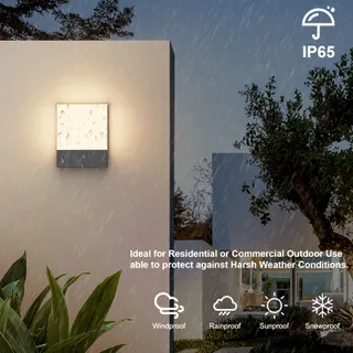KLIGHTEN LED Buitenwandlamp Waterdicht Tuin 2 Stuks 24W IP65 — miniatuur 4