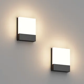 KLIGHTEN LED Buitenwandlamp Waterdicht Tuin 2 Stuks 24W IP65 — miniatuur 1