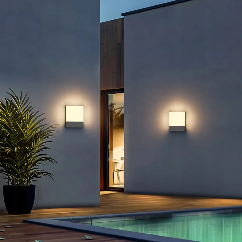 KLIGHTEN LED Buitenwandlamp Waterdicht Tuin 2 Stuks 24W IP65 — foto 7