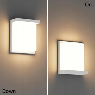 KLIGHTEN LED Buitenwandlamp Wit Terras 30W 3000K IP65 — miniatuur 2