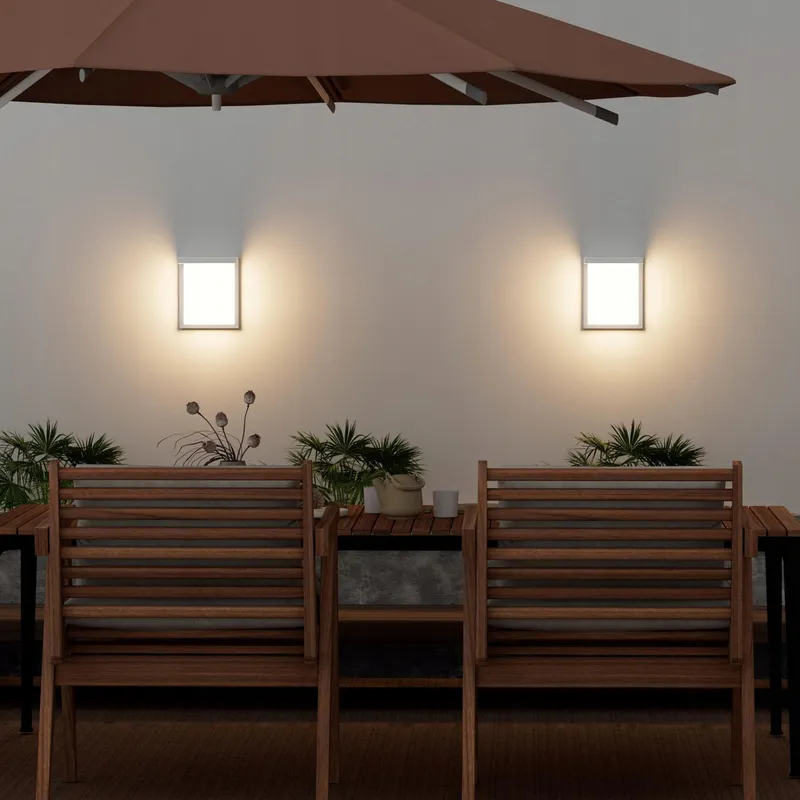KLIGHTEN LED Buitenwandlamp Wit Terras 30W 3000K IP65 — foto 5