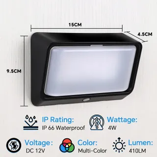 ACEGOO LED Camperlamp Schakelaar 3 Standen Nano 12V IP65 2 Stuks — miniatuur 9