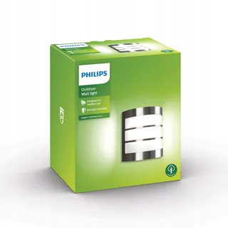 PHILIPS Calgary Buitenlamp Waterdicht E27 Zilver Antraciet IP44 — miniatuur 5