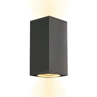 SLV BIG THEO Wandlamp Buiten Up-Down Antraciet IP44 2xGU10 — miniatuur 1