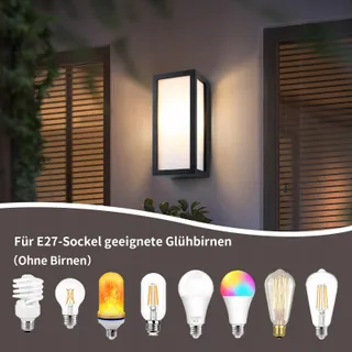 ARANZYEC Aluminium Buitenlamp Waterdicht Tuin Terras IP54 E27 — miniatuur 5